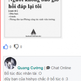 bạn này cmt đáng yêu ghê ta