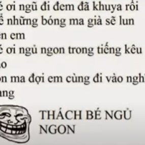 Thách bé ngủ ngon gặp ác mộng ,..