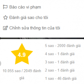 2k đánh giá 5 sao,777 ngày onl