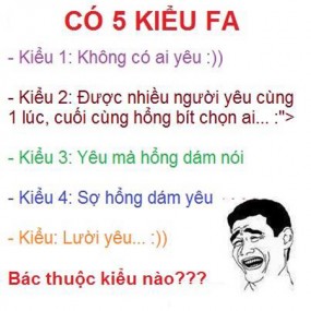 ban thuộc kiểu FA nào^^