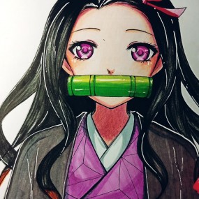 Vẽ nezuko