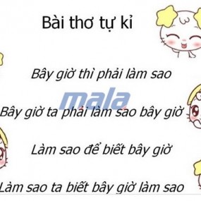 Bài thơ tự kỉ :>