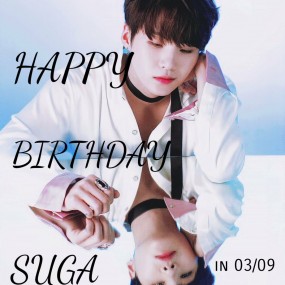 Happy birthday Suga (Min Yoon-gi)