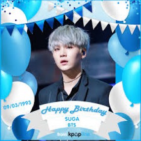 HAPPY BIRTHDAY SUGA