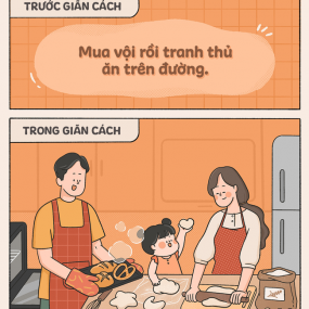 Nghỉ dịch quây quần bên gia đình . Thật ấm áp khi làm những món ăn ngon