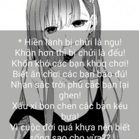 cứ sống bình thường là được