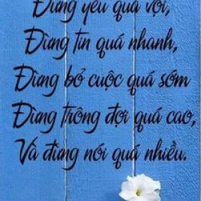 Thông điệp cuộc sống của Tr.A ( Bella ) nè ! >_<