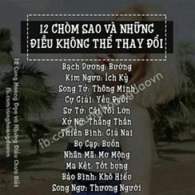 Bạn là cung hoàng đạo nào ?