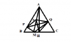A) MP vuông góc AB tại P => góc MPA=90; MQ vuông góc AC tại Q=> MQA=90<br />=> tg APMQ nội tiếp(tổng 2 góc đối =90)<br />b) diện tích tam giác AMB=1/2.MP.AB=1/2.MP.BC; diện tích tam giác AMC=1/2.MQ.AC=1/2.MP.BC( AB=BC=CA tam giác đều)<br />S tam giác ABC=1/2.AH.BC<br />ta có: S AMB+S AMC=S ABC <=> 1/2 .MP.BC+1/2 MQ.BC=1/2 AH.BC⇔1/2 BC(MP+MQ)=1/2 .BC.AH<br />=> MP+MQ=AH<br />c) góc AHM=90(AH là đường cao)=> H cũng thuộc đường tròn đường kính AM <=> ngũ giác APMQH nội tiếp<br />(O): góc HAQ=1/2 góc HOQ(góc nt và góc ở tâm)<br />tam giác AHC vuông => góc HAC=90-C=90-60=30 độ hay HAQ=30(góc C=60 vì tam giác đều)<br />=> góc HOQ=2.30=60 độ.<br />(O): góc PAQ=1/2 góc POQ(góc nt và góc ở tâm) <=> góc POQ=2.60=120 độ( góc PAQ hay BAC=60- tam giác đều)<br />góc HOQ=60 => OH là pg của góc POQ.<br />tam giác POQ có: OP=OQ=R=> tam giác cân => OH đồng thời là đường cao => OH vuông góc PQ