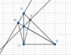 a) xét t/g CHKB có góc HCB +HKB = 180 độ<br />mà 2 góc này ở vị trí đối nhau trong t/g<br />=> t/g CHKB nt(dhnb)<br />C,H,K,B cách đều tâm dt ngoại tiếp t/g CHKB
