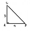 2<br />a, Tính cạnh huyền BC<br />Áp dụng định lí Py -ta -go vào tam giác vuông ABC,ta có :<br />AB^2 + AC^2 = BC^2<br />=> BC^2 = AB^2 + AC^2<br />=> BC = √(AB^2 + AC^2)= √(4^2+5^2) = √41(cm)