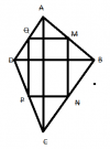 a) Ta có :<br />MN là đg TB của tgABC<br />=> MN // AC (1)<br />QM là đg TB của tg DAB<br />=> QM // DB (2)<br />QP là đg TB của tg DAC<br />=> QP // AC (3)<br />PN là đg TB của tg DBC<br />=> PN // DB (4)<br />Từ (1), (2), (3) và (4) suy ra tứ giác QMNP là HBH<br />Mà: AC vg góc BD<br />=> MN vg góc QM<br />=> QMNP là HCN