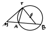 xét ΔMBT và ΔMTA có<br />Góc M chung<br />Góc MTA = góc TBM cùng chắn TA<br />=> ΔMBT ∽ ΔMTA<br />=>MT^2=MB.MA