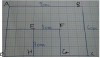 S hình ABCD = 9. 6=54 cm2<br />S EFGH = 3.3 = 9 cm2<br />S hình H = 54-9=45cm2