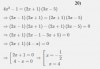 19) x^2 -4 +( x -2 ) ( 3-2x) = 0<br /><=> (x - 2)(x + 2) + (x - 2)(3 - 2x) = 0<br /><=> (x - 2)(x + 2 + 3 - 2x) = 0<br /><=> (x - 2)(5 - x) = 0<br /><=> x - 2 = 0<br />       5 - x = 0<br /><=> x = 2<br />       x = 5<br />Vậy pt có tập nghiệm S = {2;5}