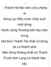      Công cha như núi ngất trời<div>Nghĩa mẹ như nước ở ngoài biển Đông<br />      Núi cao biển rộng mênh mông<br />Cù lao chín chữ ghi lòng con ơi<br /> </div>