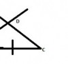 <p>Xét tam giác ADBvà tam giác ADC<br />             AB=AC (gt)<br />              ADchung<br />            góc D1= góc D2=180 độ<br />suy ra tam giác ADB=tam giác ADC<br /> </p>