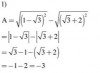 Rút gọn biểu thức <br />a)  A=√(1-√3)² - 1/√3-1<br /> 