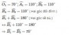 Cho hình 7 (H7). Tìm trên hình các góc có cạnh tương ứng song song với xOy,<br />biết 0 = 70'; B, =110'; A, =110'.