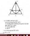 <p>     Vì ∆ABC cân tại A (GT)<br />Lại có AI là pg của (BAC) ̂ (GT)<br />=> AI đồng thời là đường trung trực của tam giác ABC(T/C ∆ cân)<br />=> I là trg điểm BC <br />=> IB=IC<br />   b. Vì AI là pg của (BAC) ̂ (GT)<br />=> (BAI) ̂ = (CAI) ̂<br />Hay (MAI) ̂ = (NAI) ̂<br />Xét ∆vg AMI và ∆vg ANI có:<br />(AMI) ̂ = (ANI) ̂ = 90°<br />AI chung<br />(MAI) ̂ = (NAI) ̂ (cmt)<br />=> ∆vg AMI đồng dạng ∆vg ANI (cạnh huyền-góc nhọn)<br />=>MI=NI (Định nghĩa Tam giác đồng dạng)<br />=> Tam giác MIN cân tại I (ĐN tam giác cân)<br />c.Vì ∆vg AMI đồng dạng ∆vg ANI (cmt)<br />=>AM=AN (Định nghĩa Tam giác đồng dạng)<br />=> ∆AMN cân tại A (ĐN tam giác cân)<br />Lại có AI là pg góc MAN <br />=> AI vg góc vs MN (T/C tam giác cân)<br />Mà AI vg góc vs AB (AI là đường trung trực tam giác ABC)<br />=> MN//AB (cùng vg góc vs AI)</p>