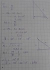 c.CosB =AB/BC=>BC= AB/cos25=9/cos25=9,93cm<br/>AC=√BC²-AB² =√9,93²-9²=4,19cm<br/>^C=90-^B=90-25=65