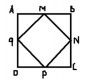  Sau khi vẽ , ta có hình sau : (hình ở dưới)<br /><br />Dựa theo các đặc điểm của hình học , hình tứ giác MNPQ cũng là hình vuông.<br /><br />Hay còn là hình thoi hoặc hình chữ nhật đặc biệt