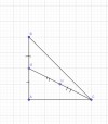 GT: M là trung điểm của AB<br />       lấy điểm N sao cho MN=MC<br />KL:MB=MA <br />      N Là trung điểm của MC