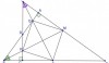 a) Ta có: góc FPM= góc PDE+ góc PED<br />Mà: góc PDE= góc MBE<br />góc PED= góc MEB<br />Nên: góc FPM= góc FMP<br />⇒ΔFPM cân tại F<br />⇒FN là đường trung trực của PM<br />⇒EM⊥FN<br />b) Δ EQN có EM vừa là đường cao,phân giác ⇒EM là đường trung trực của QN<br />ta có:<br />QN là đường trung trực của PM<br />PM là đường trung trực của QN<br />⇒MQPN là hình thoi