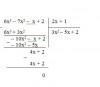 <br /><br /><br />Vậy (6x3 – 7x2 – x + 2) : (2x + 1) = 3x2 – 5x + 2