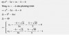 không ai tin đâu bạn<br />(2=a;b= - 3 ; c=2m-5)<br />Δ=b^2-4ac=-3^2-4(2x(2m-5))<br />=>Δ=9-16m+40(mình dã cố gắng giải<br />)