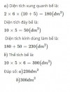 Đổi 0,5m=5dm; 1,2m=12dm 