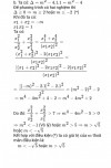 a) khi m=4 thì x+4x+1=0<br />                   =>x1=-2+(căn 3) hoặc x2=-2-( căn 3)<br /><br /> 