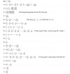 <p>Bài 5<br />(11/12+11/12.23+11/23.34+⋯+11/89.100) + x = 2/3  (# biểu thức làm tương tự biểu thức B và C bài 4)</p><p>(11/1.12+11/12.23+11/23.34+⋯+11/89.100) + x = 2/3</p><p>(1-1/12+1/12-1/23+1/23-1/34+⋯+1/89-1/100) + x = 2/3</p><p>[1-(1/12-1/12)-(1/23-1/23)-(1/34-1/34)-…-(1/89-1/89)-1/100]+ x = 2/3</p><p>[1 – 0 – 0 – 0 -…-0-1/100]+x = 2/3</p><p>[1-1/100]+x = 2/3</p><p>99/100+x=2/3</p><p>x=  2/3-99/100</p><p>x=  -97/300</p><p>Vậy x=  -97/300</p>